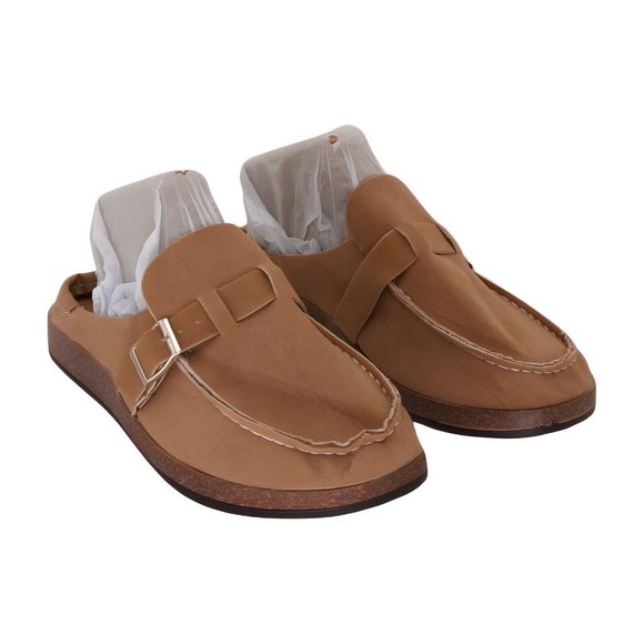 RXFSP Khaki Buckle Mule Womens Shoes, Khaki, Size 9 - Picture 1 of 5